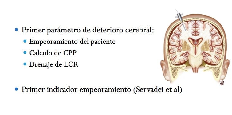Neurominotorización de la presión intracraneal