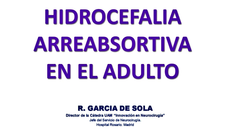 Figura 01.- Hidrocefalia arreabsortiva-garcia de sola