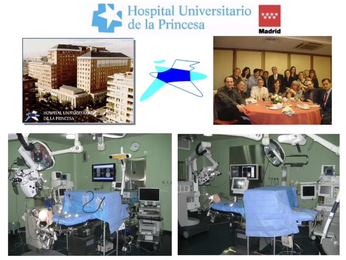 Figura 3.- Imagen del Servicio de Neurocirugía del Hospital de la Princesa durante el periodo 1985-2017
